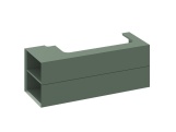 Ravak SD Lite 120 P skříňka pod umyvadlo Grey Green