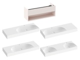 Ravak SD Lite 120 skříňka pod umyvadlo Alabaster Pink