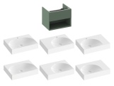Ravak SD Lite 60 skříňka pod umyvadlo Grey Green