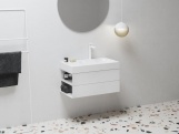 Ravak SD Lite 80 P skrinka pod umývadlo čierna matná