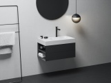 Ravak SD Lite 80 P skrinka pod umývadlo čierna matná