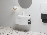 Ravak SD Lite 80 P skrinka pod umývadlo čierna matná
