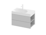 Ravak SD Lite 80 P skříňka pod umyvadlo Smoke Grey