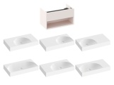 Ravak SD Lite 80 skříňka pod umyvadlo Alabaster Pink