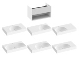 Ravak SD Lite 80 skříňka pod umyvadlo Smoke Grey