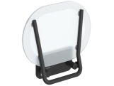 Ravak Sedadlo Chrome, clear/biela