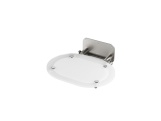 Ravak Sedadlo Chrome, clear/biela