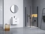 Ravak Sedátko Chrome, clear/černá
