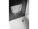 Ravak Sedátko Ovo B II, clear/černá