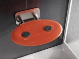 Ravak Sedátko Ovo P II, orange/nerez