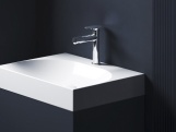 Ravak SG 012.10WHM Umyvadlová stojánková baterie 190 mm bez výpusti, bílá matná