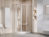 Ravak SKCP4 80x80, 195 satin+transparent
