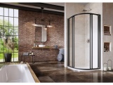 Ravak SKCP4 80x80, 195 satin+transparent