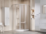 Ravak SKCP4 80x80, 195 satin+transparent
