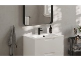 Ravak SL 012.20BL Umyvadlová stojánková baterie 135 mm bez výpusti, černá