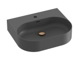 Ravak Umyvadlo Ceramic Slim Wall O 55 N, s otvorem pro baterii, s přepadem, bílá matná