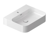 Ravak Umyvadlo Ceramic Slim Wall R 55 N, s otvorem pro baterii, s přepadem, antracit
