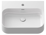 Ravak Umyvadlo Ceramic Slim Wall R 55, s otvorem pro baterii, s přepadem, bílá