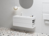 Ravak Umyvadlo Lite 120/80 L, s otvorem pro baterii, bez přepadu