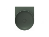 Ravak Umyvadlo Yard 40, bez otvoru pro baterii, bez přepadu, Grey Green