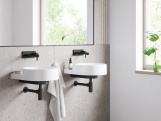 Ravak Umyvadlo Yard 40, bez otvoru pro baterii, bez přepadu, Grey Green
