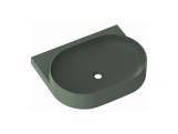 Ravak Umyvadlo Yard 60, bez otvoru pro baterii, bez přepadu, Grey Green