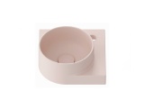 Ravak Umývátko Yard 28 C, s otvorem pro baterii, bez přepadu, Alabaster Pink