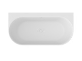 Ravak Vana Freedom Wall Tec 170x87, volně stojící, Deepsea Blue/bílá, krytka odtoku bílá