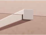 Ravak Walk-In Wall Set 90, bílá matná+transparent