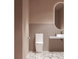 Ravak WC kombi Elegant RimOff set, vario odpad, biela