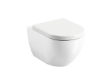 Ravak WC sedadlo Uni Chrome, biela