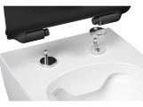 Ravak WC sedátko Vita slim, černá