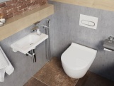 Ravak WC tlačidlo Chrome, satin