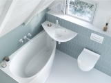 Ravak WC tlačidlo Chrome, satin