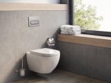 Ravak WC Uni Chrome Rim, závěsný, bílá
