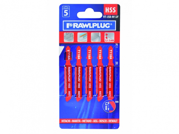 Rawlplug Pilový list do přímočaré pily na kov