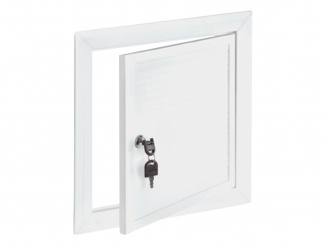 Revízne dvierka – Revizní dvířka PVC Revizní dvířka PVC, 600 mm x 600 mm, otočný zámek, bílá