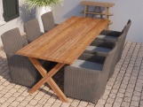 Rustikální zahradní stůl Tuindeco Rustic garden table