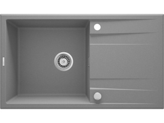 S odkvapom – Deante Grey metallic šedá