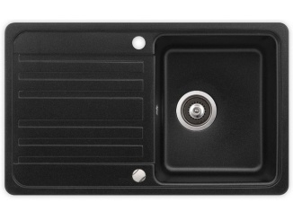 S odkvapom – Helika black metallic černá