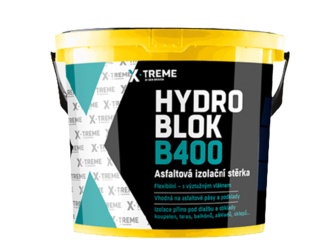 Sanita – Asfaltová izolační stěrka HYDRO BLOK B400 Asfaltová izolační stěrka HYDRO BLOK B400, kbelík 10 kg, černá