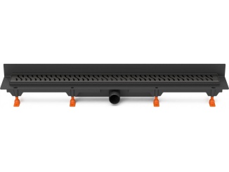 Sanita – Chuděj LZB 40 Black (ke stěně) 650 mm, Harmony, K3
