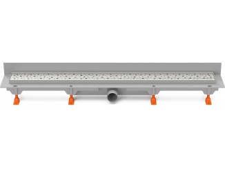 Sanita – Chuděj LZB 40 (ke stěně) 850 mm, Square, lesklý, K3