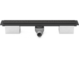 Sanita – Chuděj LZB 50 360° Black 650 mm, Square, K3