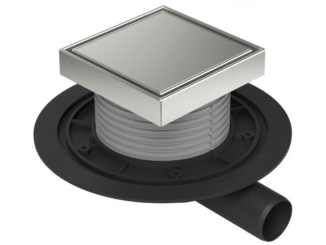 Sanita – Chuděj PVBU 40 (snížená, univerzální) 125 x 125 mm, ocel, Steel, K3, ne