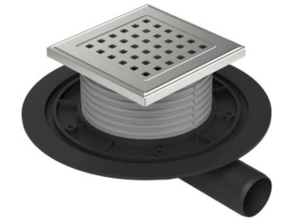 Sanita – Chuděj PVBU 40 (snížená, univerzální) 125 x 125 mm, plast, Gate, K3, ne
