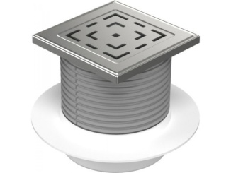 Sanita – Chuděj PVS 50 L2 125 x 125 mm, ocel, Labyrinth, K3