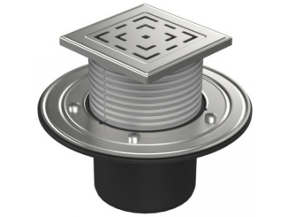 Sanita – Chuděj PVSU 110 (univerzální) 125 x 125 mm, plast, Labyrinth, K3, ano