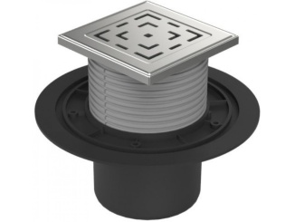 Sanita – Chuděj PVSU 110 (univerzální) 125 x 125 mm, plast, Labyrinth, K3, ne