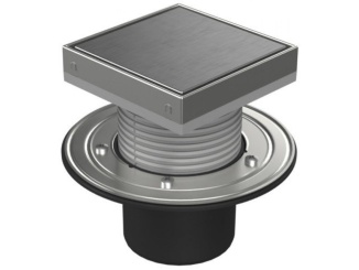 Sanita – Chuděj PVSU 110 (univerzální) 150 x 150 mm, ocel, Steel, K3, ano